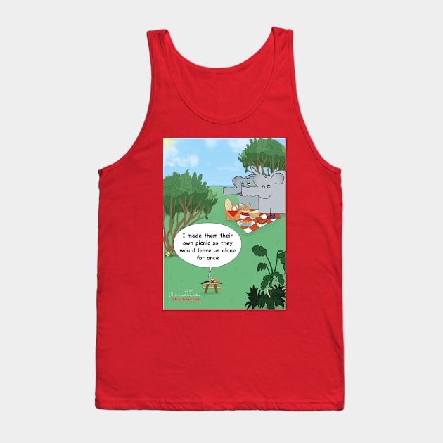 Enormously Funny Cartoons Picnic Tank Top by Enormously Funny Cartoons